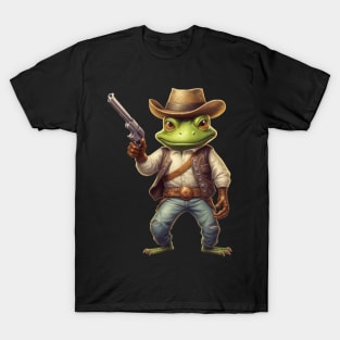 This cowboy frog is ready to take on the Wild West T-Shirt